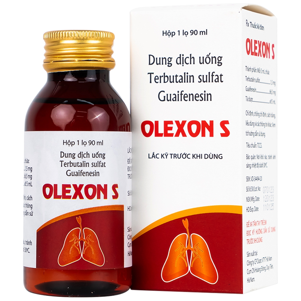 Thuốc Terbutaline Sulfate Guaiphenesin
