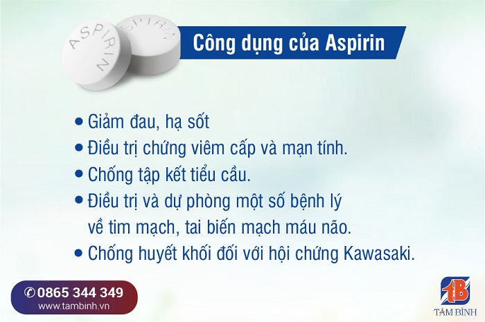 Công Dụng Của Thuốc Aspirin