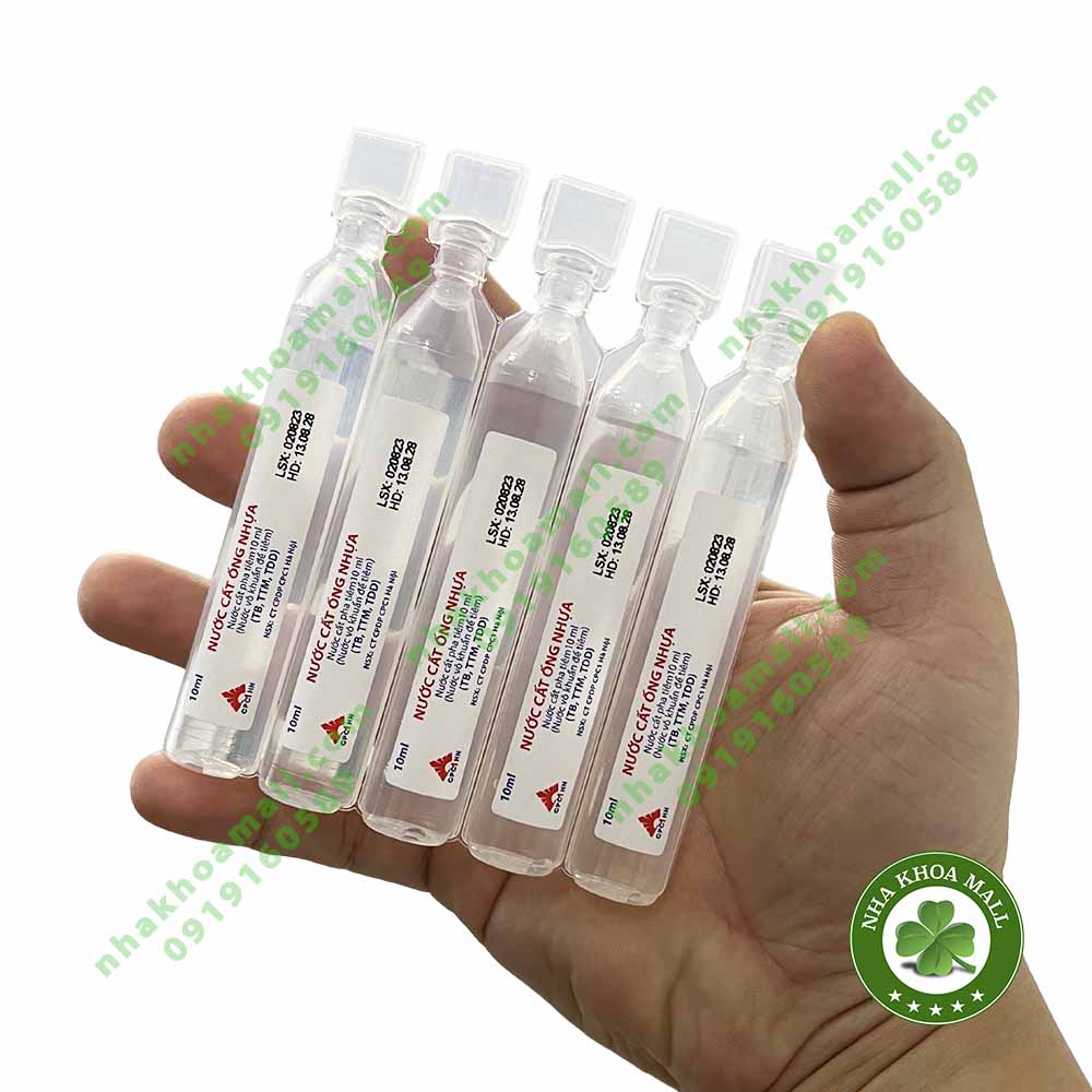 Nước Cất ống Nhựa