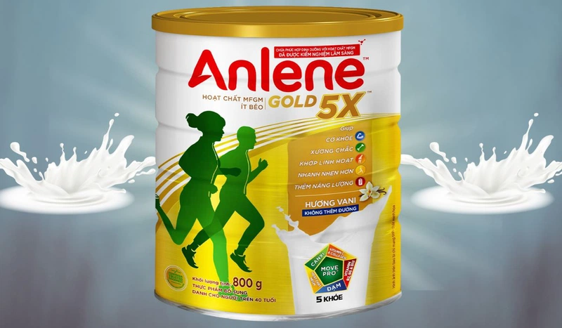 Sữa Anlene Nước Cho Người Trên 50 Tuổi