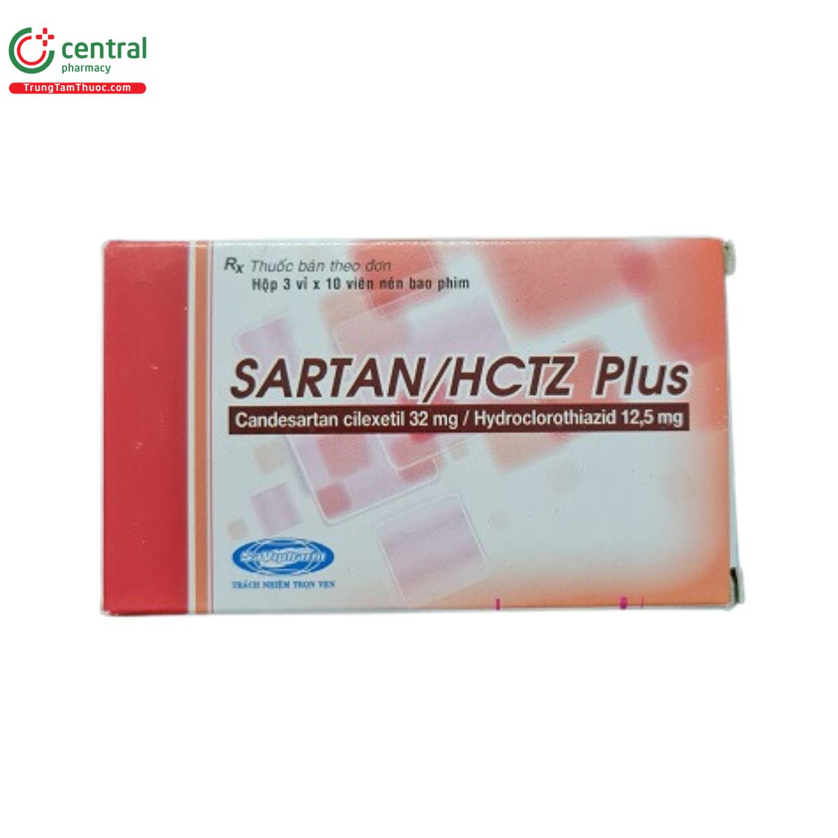 Thuốc Sartan Hctz