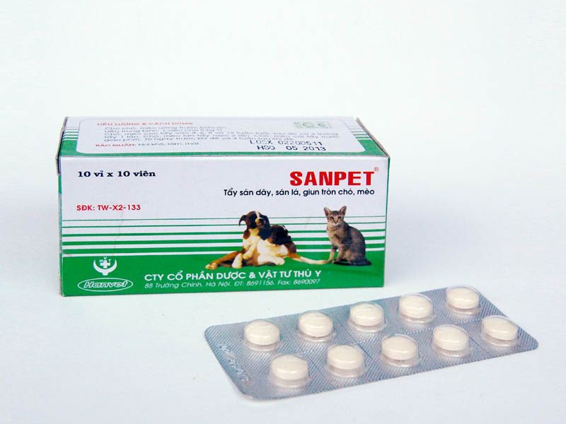 Thuốc Tẩy Giun Chó