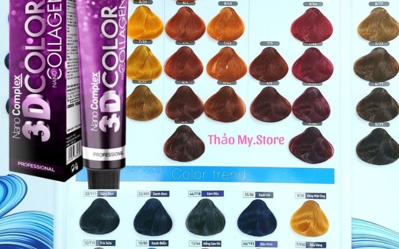 Bảng Màu Nhuộm Lavox