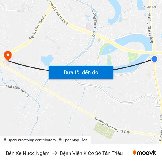 Bệnh Viện K Tân Triều Gần Bến Xe Nào