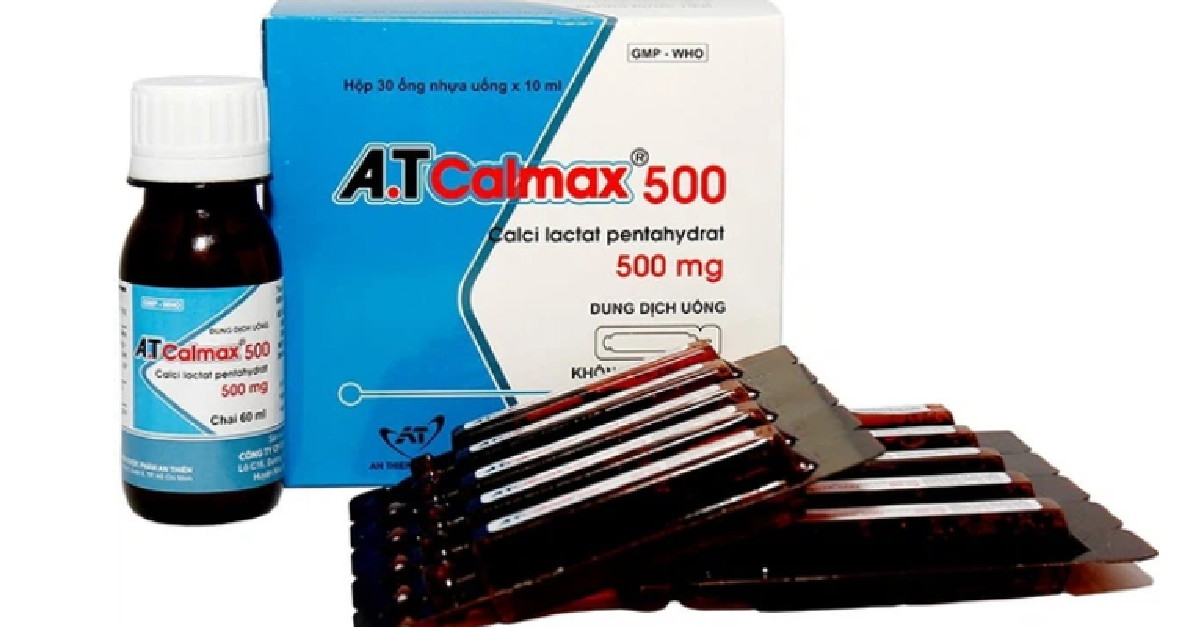 Calci Lactat Pentahydrat 500mg 10ml