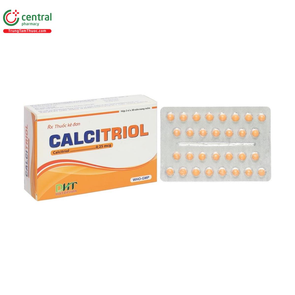 Calcitriol 0 25 Mcg Giá Bao Nhiêu