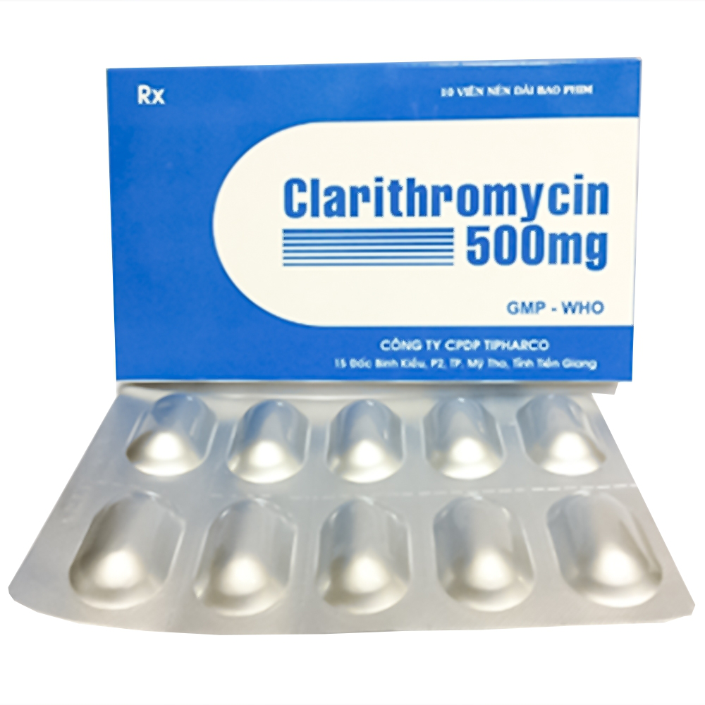 Clarithromycin 500mg Giá
