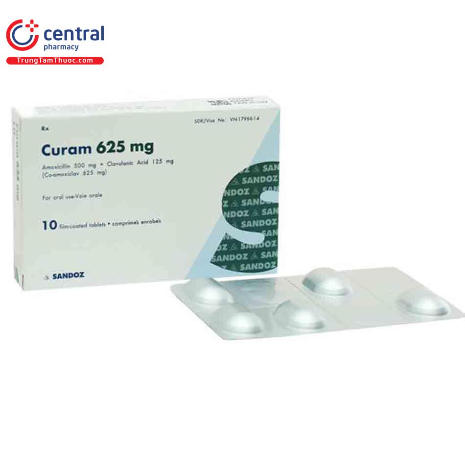 Curam 625mg Giá