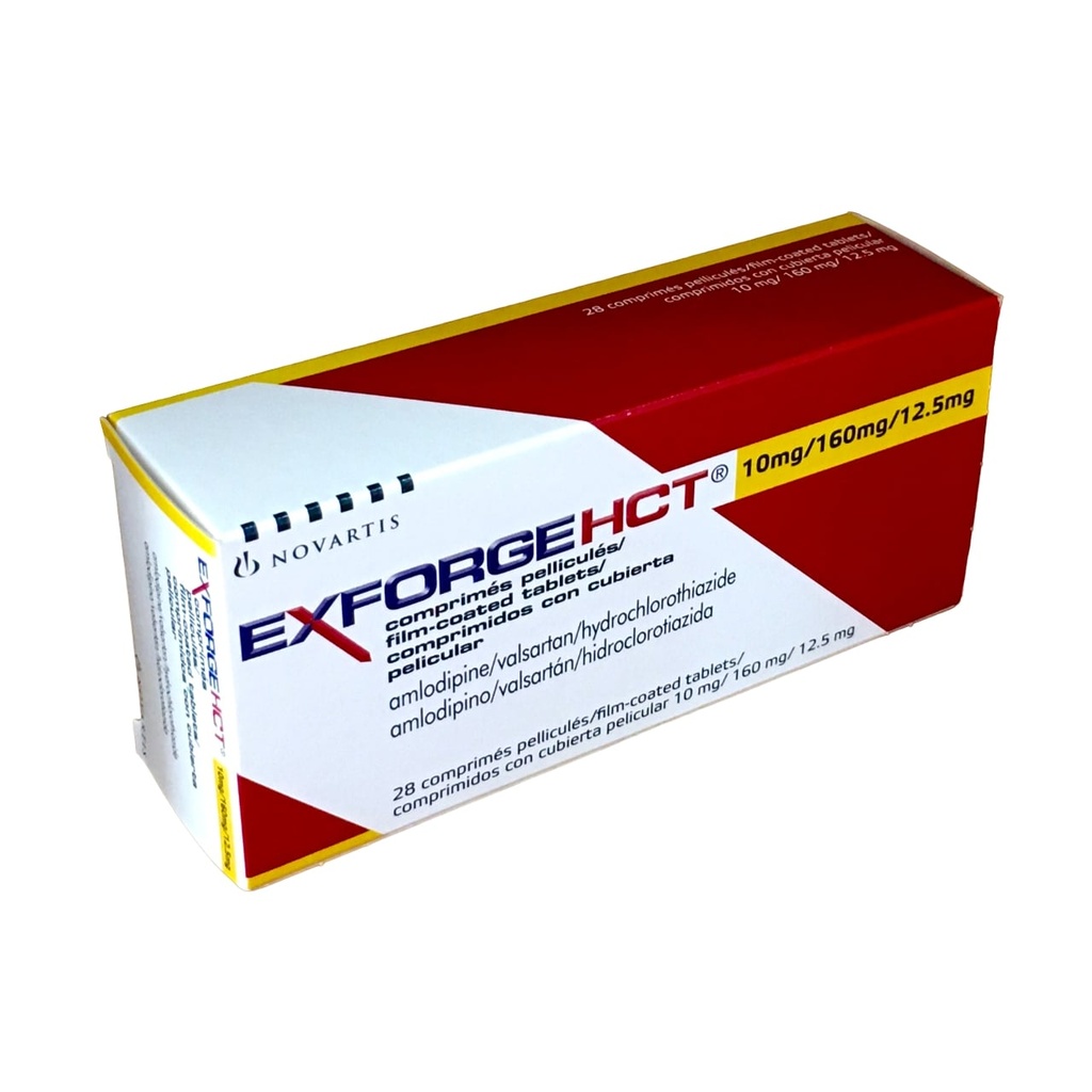 Exforge Hct 10mg 160mg 12.5 Mg