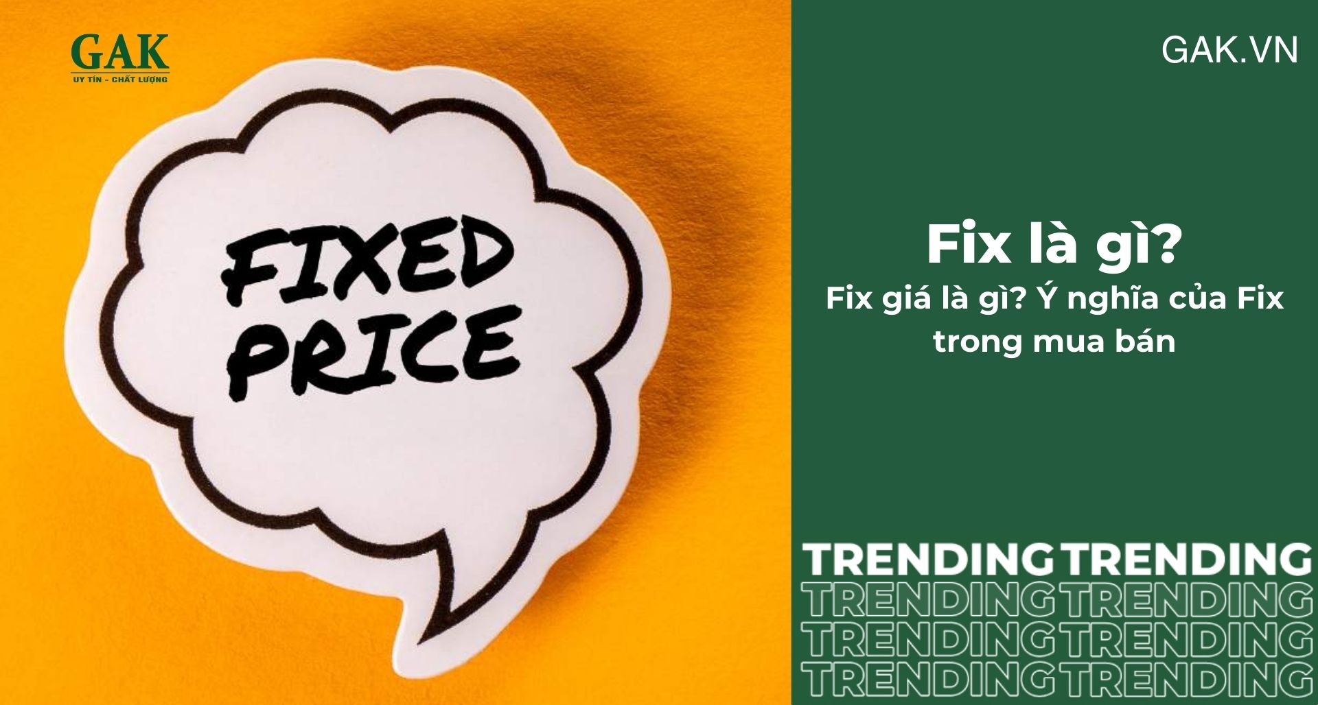 Giá Fix Là Gì