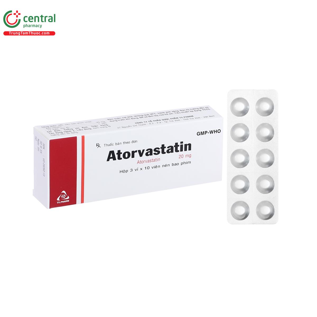 Giá Thuốc Atorvastatin 20mg