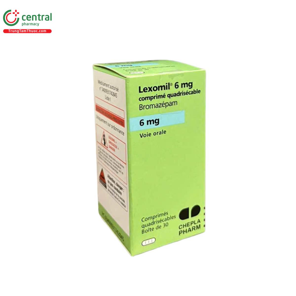 Lexomil 6mg Giá Bao Nhiêu