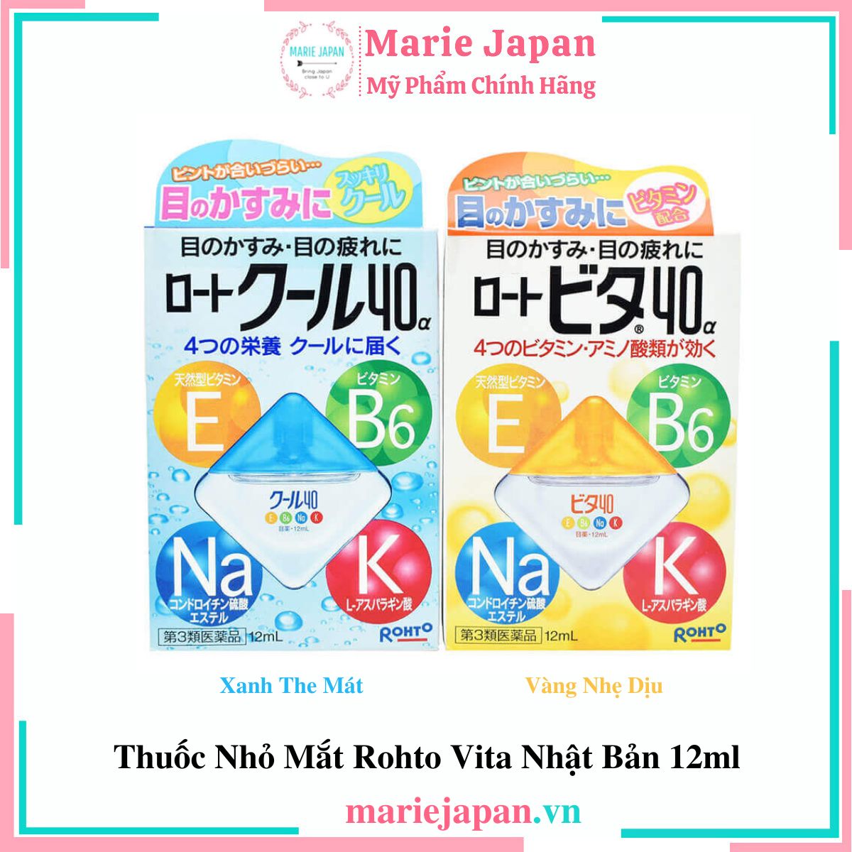Nhỏ Mắt Nhật Rohto