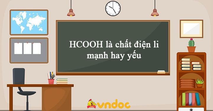 Phương Trình điện Li Của Hcooh