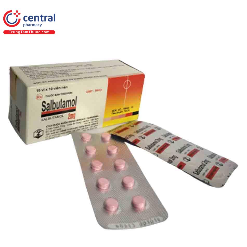 Salbutamol 2mg Viên