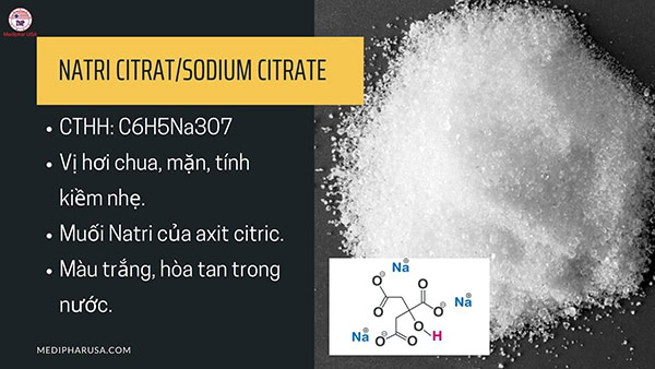 Sodium Citrate Là Gì