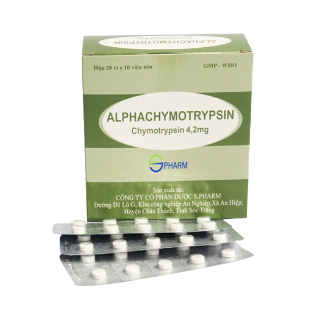 Thuốc Alphachymotrypsin 4 2mg