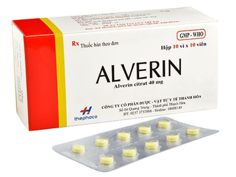 Thuốc Alverin 40mg Cho Bà Bầu