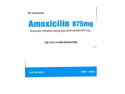 Thuốc Amoxicillin 875mg