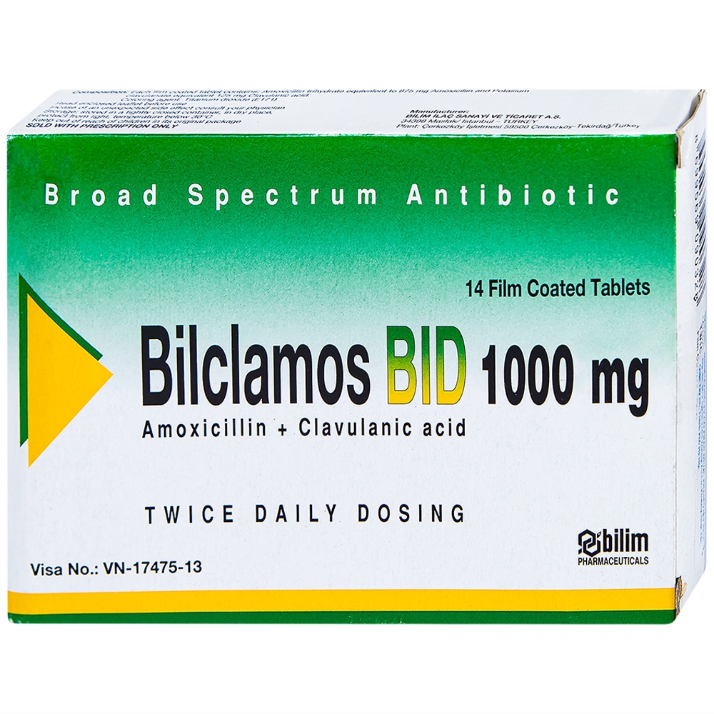 Thuốc Bilclamos 1000mg