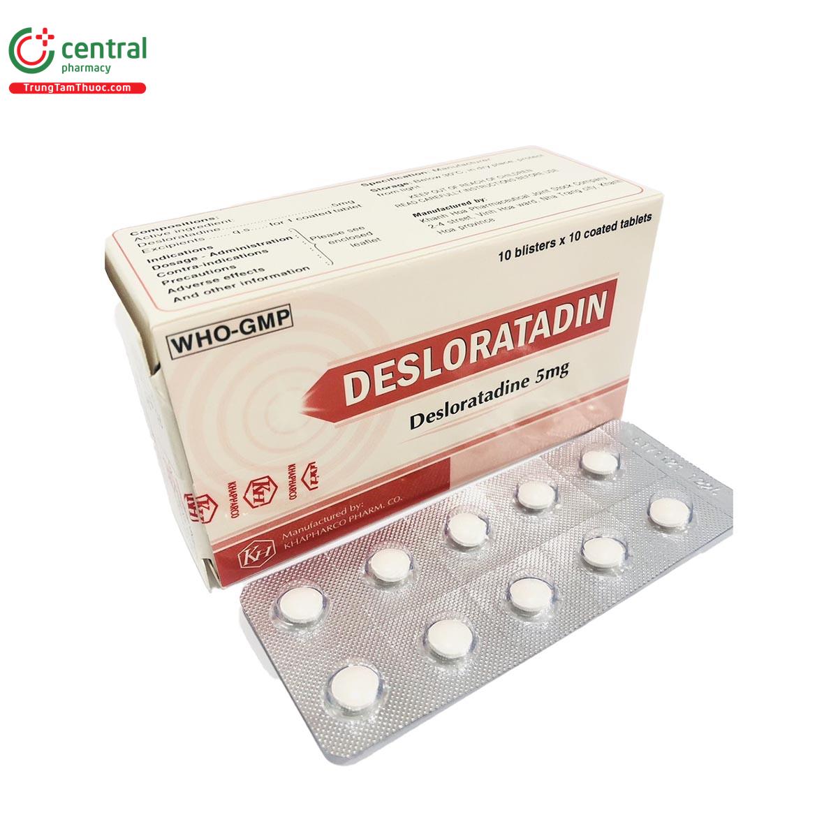 Thuốc Chống Dị ứng Desloratadine