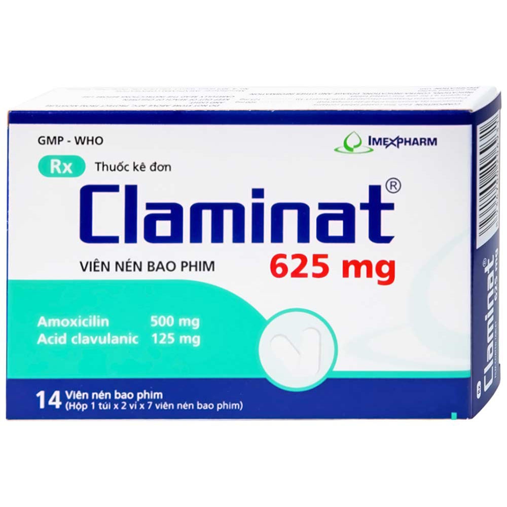 Thuốc Claminat 625mg
