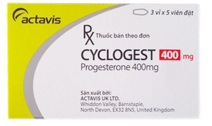 Thuốc đặt Cyclogest 400mg Có Tác Dụng Gì