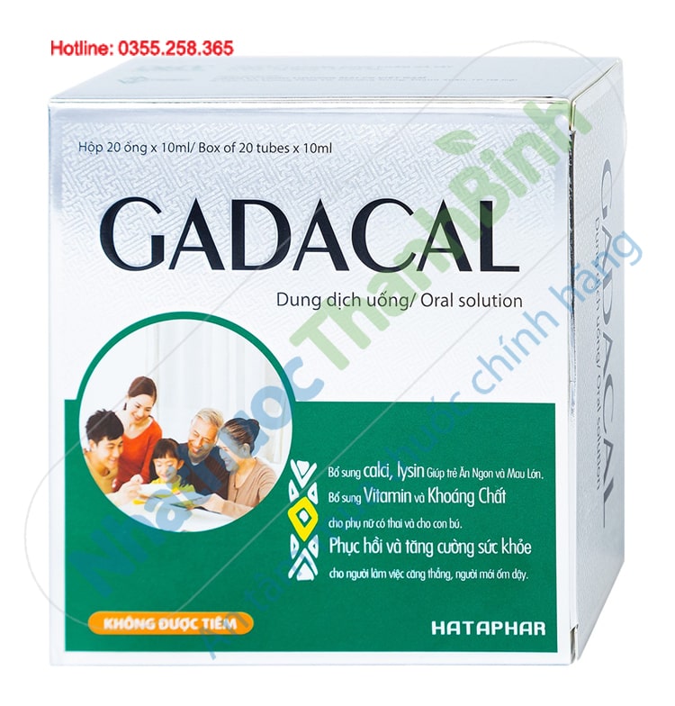 Thuốc Gadacal Có Tác Dụng Gì
