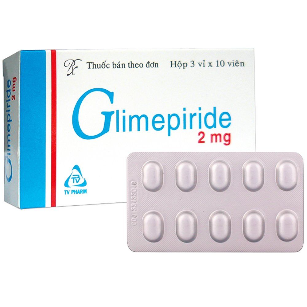 Thuốc Glimepiride 2mg