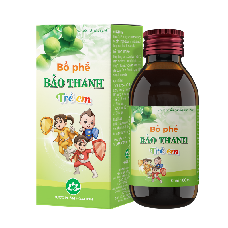 Thuốc Ho Bảo Thanh Trẻ Em