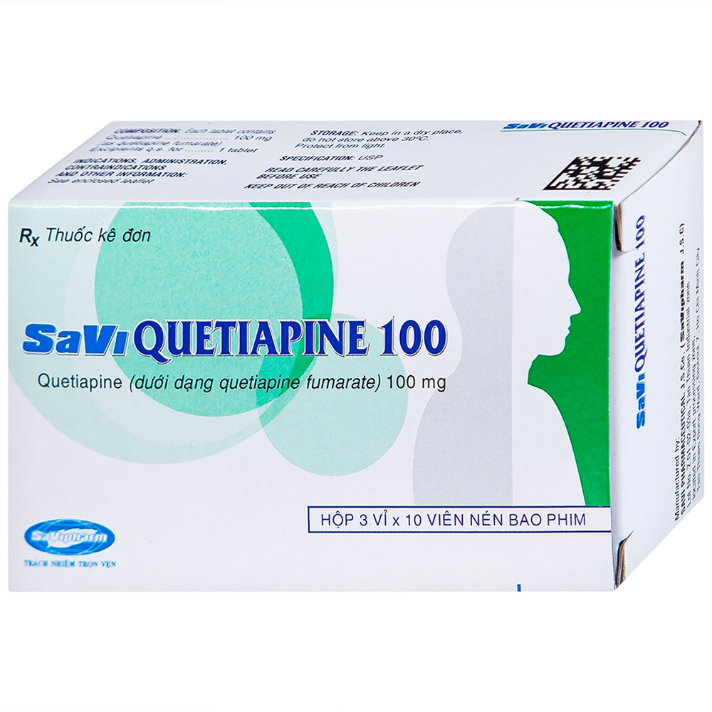 Thuốc Quetiapine 100mg