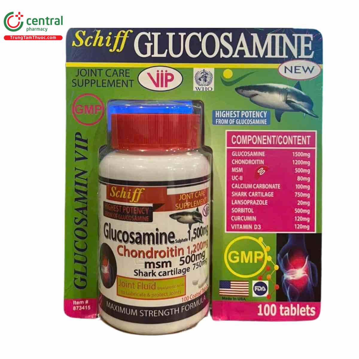 Thuốc Schiff Glucosamine 1500mg