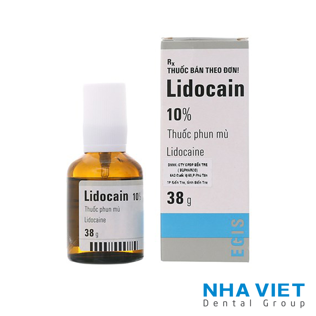 Thuốc Tê Xịt Lidocain 10