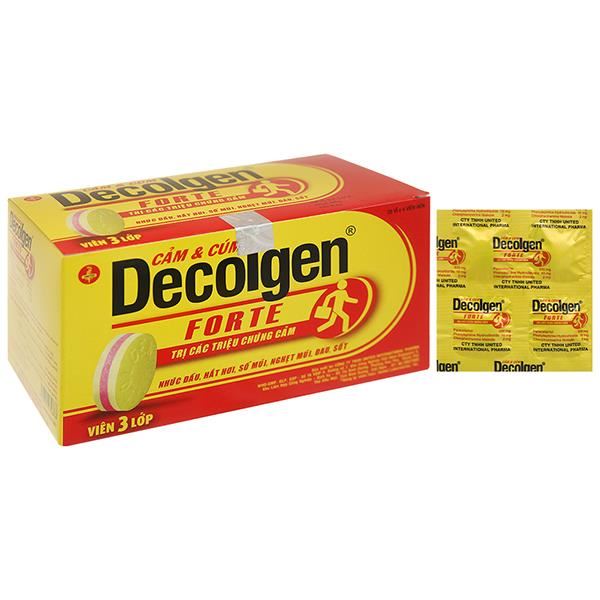 Thuốc Trị Cảm Cúm Decolgen