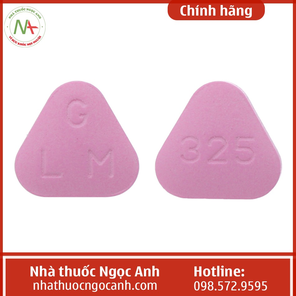 Viên Thuốc Màu Hồng Hình Tam Giác