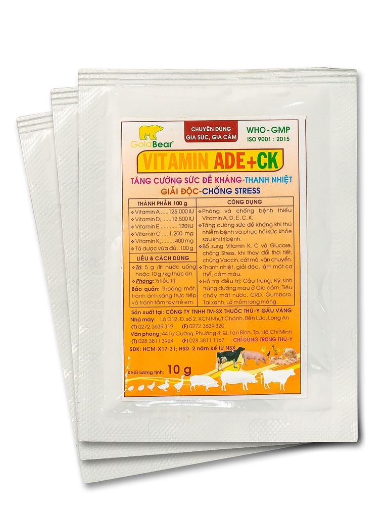 Vitamin Ade Cho Gà