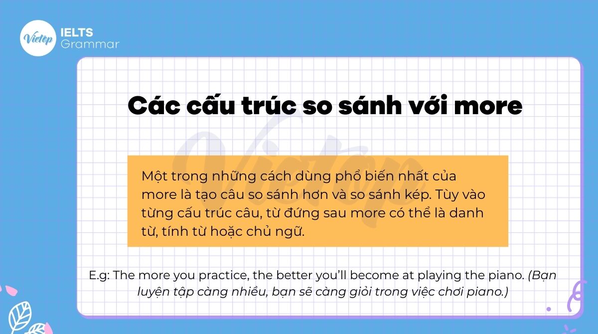 What Is More Là Gì