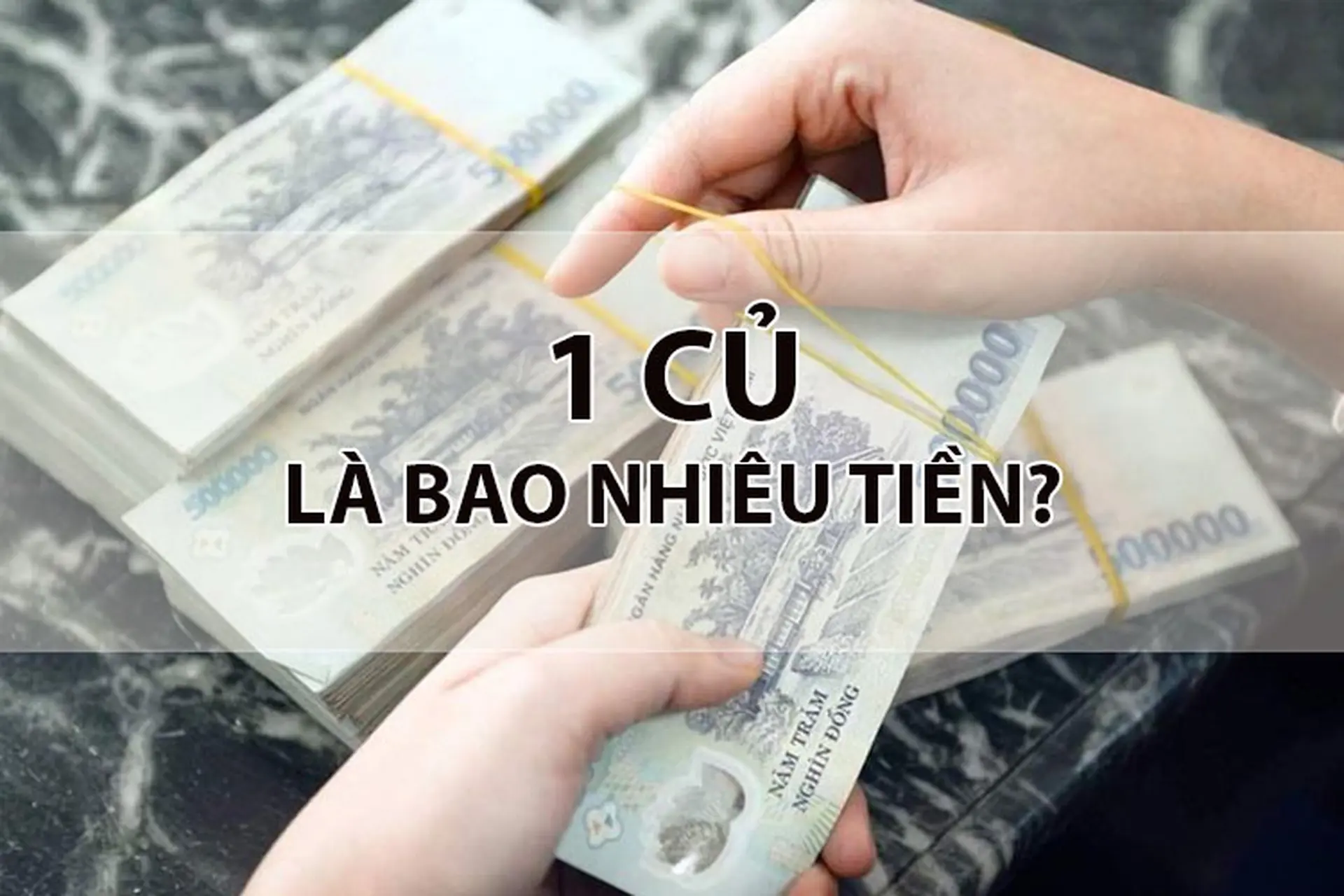 3 Củ Là Bao Nhiêu Tiền