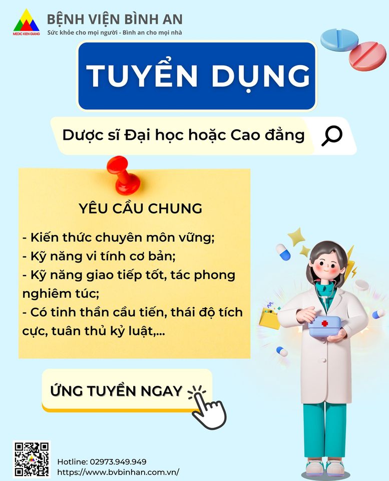 Bệnh Viện Tuyển Dụng Dược Sĩ