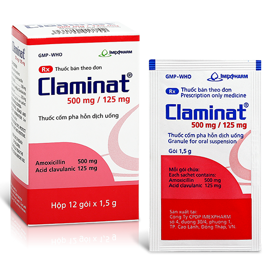 Claminat 500mg 125mg