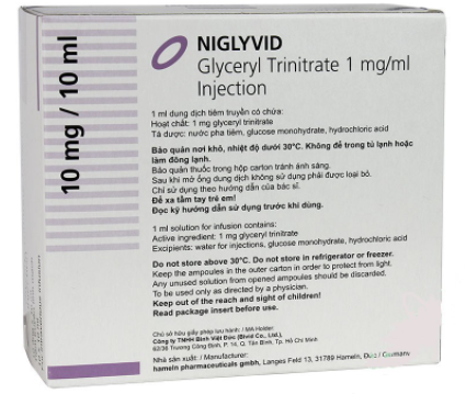 Liều Nitroglycerin Bơm Tiêm điện