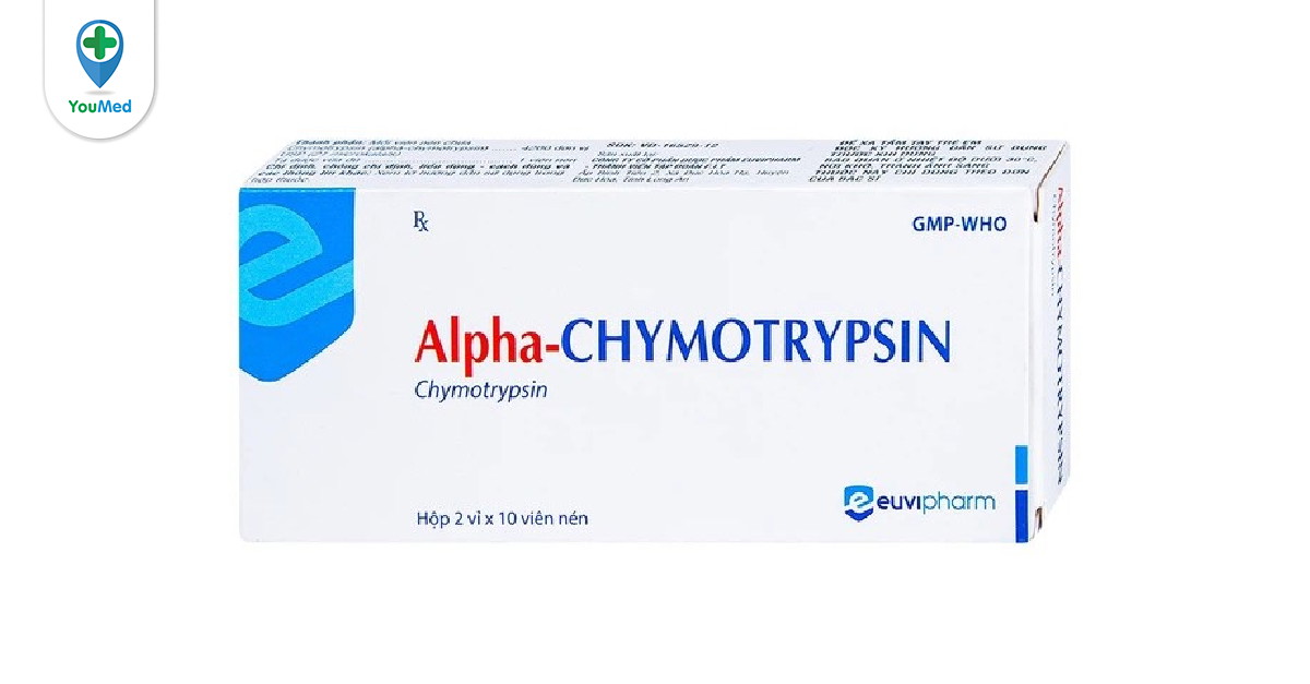 Thuốc Alphachymotrypsin 4 2 00 Iu
