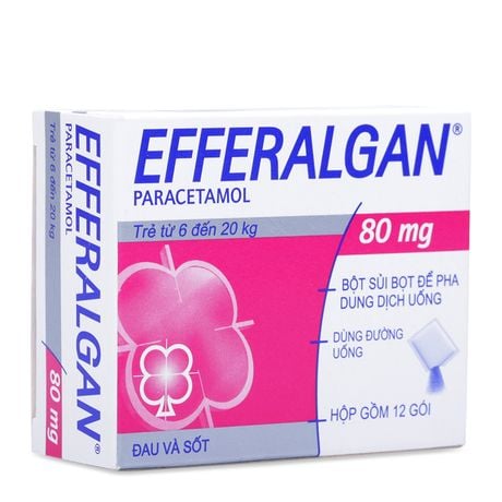 Thuốc Hạ Sốt Efferalgan 80mg