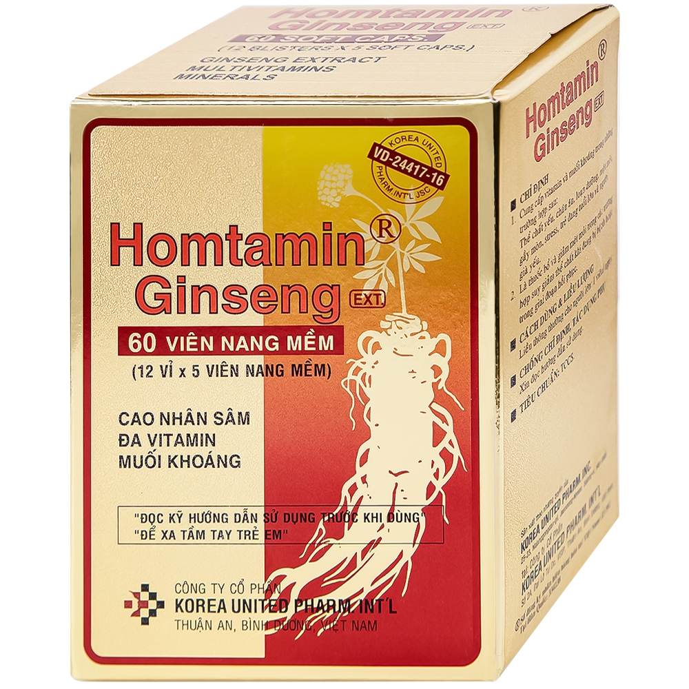 Thuốc Homtamin Ginseng