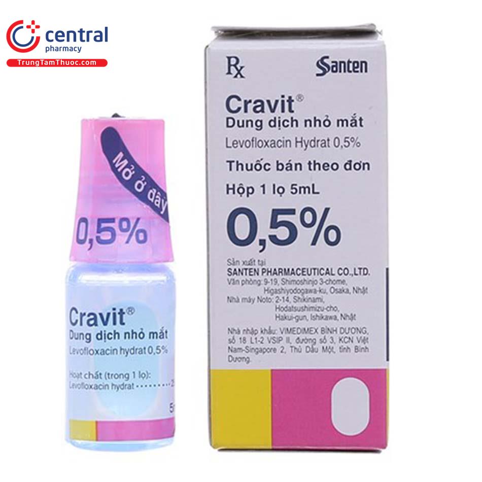Thuốc Nhỏ Mắt Cravit 0.5 Giá Bao Nhiêu
