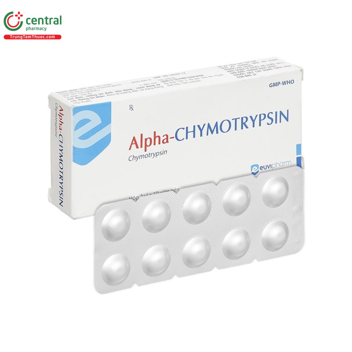 Alpha Chymotrypsin Giá Bao Nhiêu