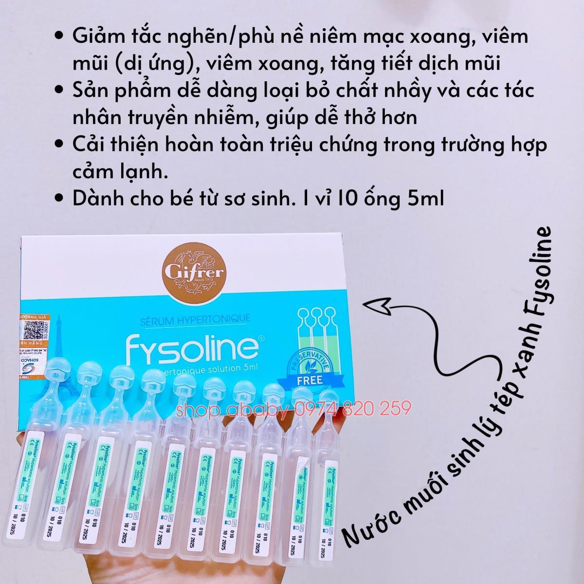Nước Muối Sinh Lý Pháp Tép Xanh